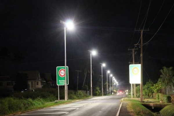 Commercial solar street lights